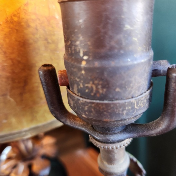 Pr Antique Boudoir Lamps, Art Deco Era, WORKS! French - Picture 5 of 12